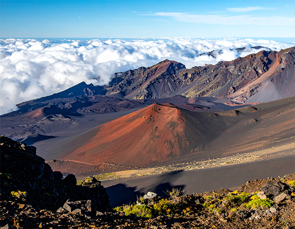 Maui hawaii Sprawling Haleakala National Park