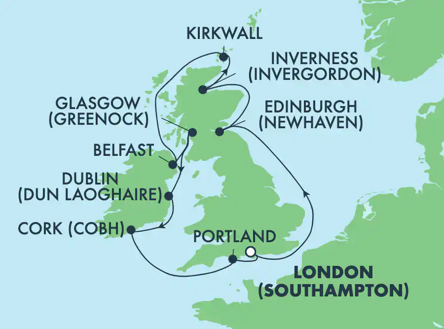 British Isles cruise 2023
