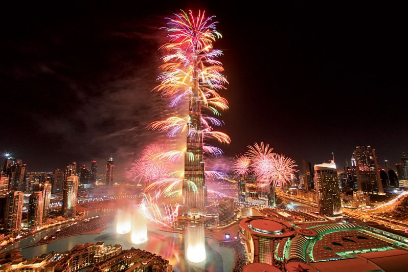 Burj Kalif fireworks