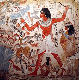 Valley of the Kings painted wall