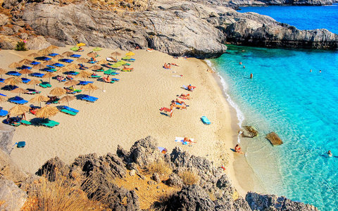 Greece crete beach