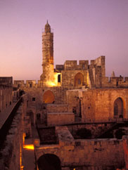 Israel Jerusalem at Night